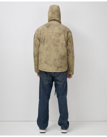 Мужская спортивная куртка для весны и осени, бежевый, для активного отдыха в Тюмени