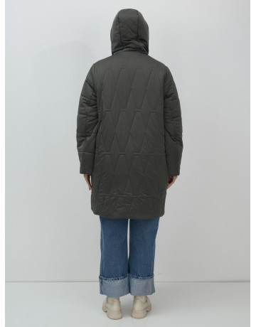 Длинный зимний пуховик для женщин больших размеров