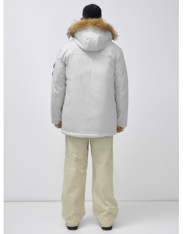 Мужская зимняя парка с натуральным мехом — защита от холода и стиль!