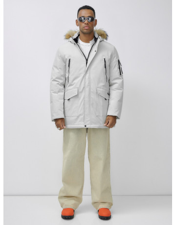 Мужская зимняя парка с натуральным мехом — защита от холода и стиль!