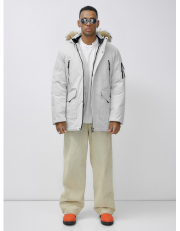 Мужская зимняя парка с натуральным мехом — защита от холода и стиль!