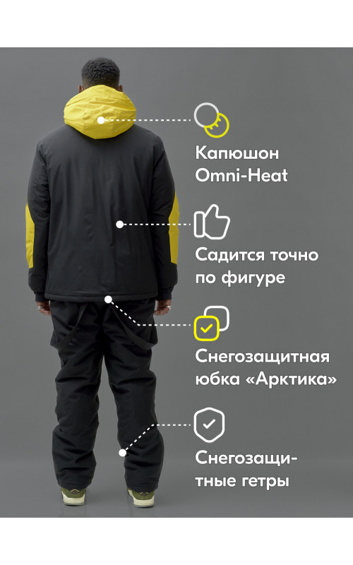 Зимний горнолыжный костюм для мужчин: тепло и комфорт на склоне