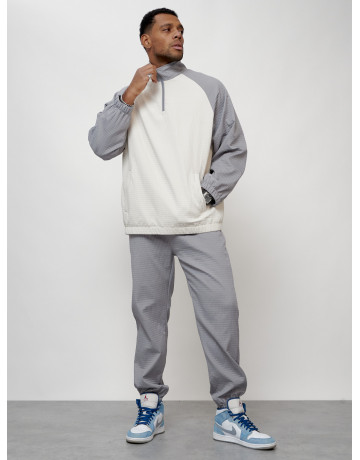 Мужской спортивный костюм серого цвета для активного отдыха в Тюмени