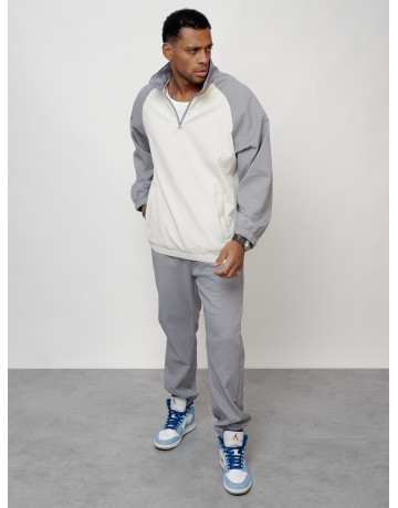 Мужской спортивный костюм серого цвета для активного отдыха в Тюмени