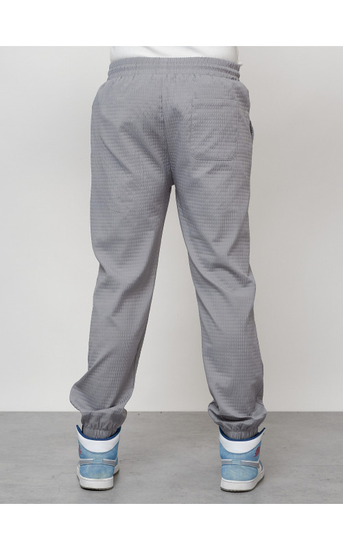 Мужской спортивный костюм серого цвета для активного отдыха в Тюмени