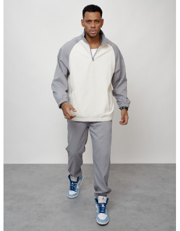 Мужской спортивный костюм серого цвета для активного отдыха в Тюмени