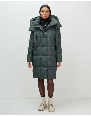 Длинный зимний пуховик для женщин