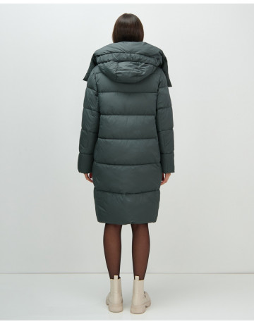 Длинный зимний пуховик для женщин
