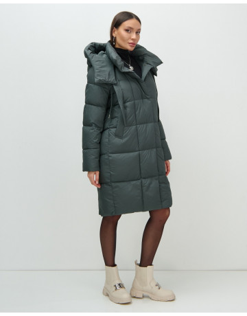 Длинный зимний пуховик для женщин