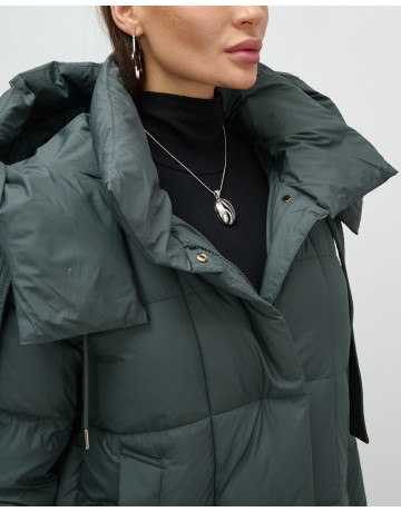 Длинный зимний пуховик для женщин