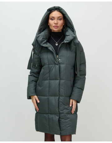 Длинный зимний пуховик для женщин