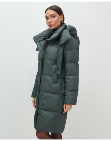 Длинный зимний пуховик для женщин