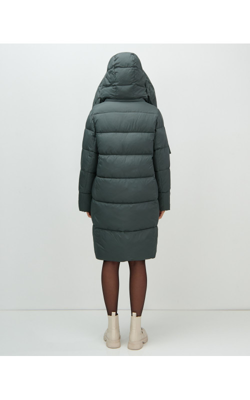 Длинный зимний пуховик для женщин