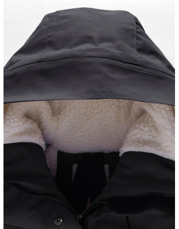 Зимняя парка для девочки-подростка с регулируемой посадкой.