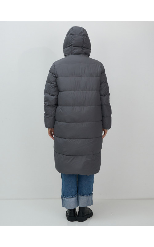 Длинный зимний пуховик для женщин