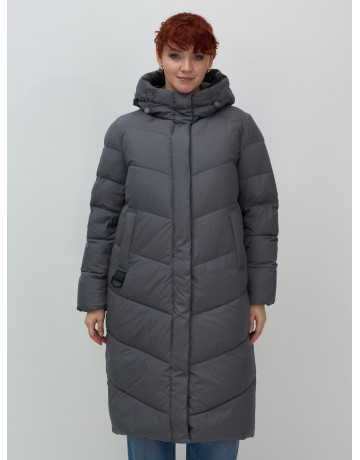 Длинный зимний пуховик для женщин