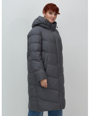 Длинный зимний пуховик для женщин