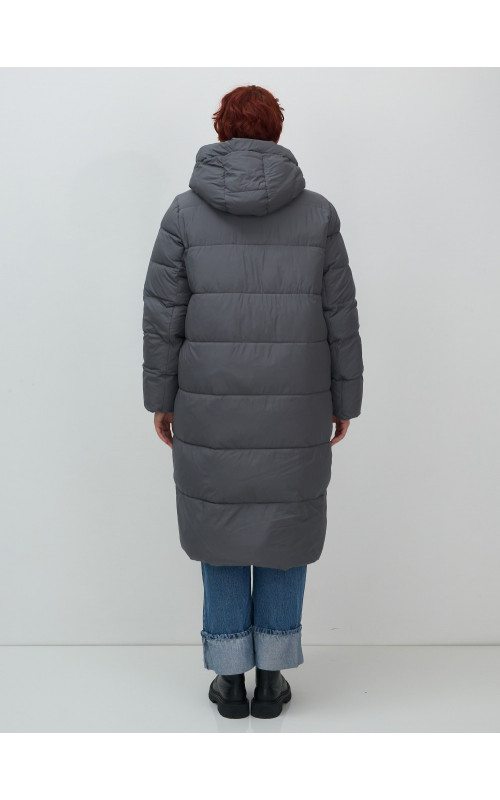 Длинный зимний пуховик для женщин