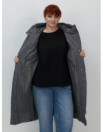 Длинный зимний пуховик для женщин