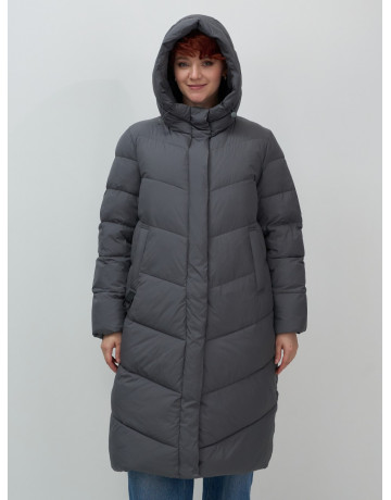 Длинный зимний пуховик для женщин