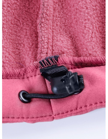 Женская спортивная ветровка с капюшоном softshell, розовая, для активного отдыха в Тюмени