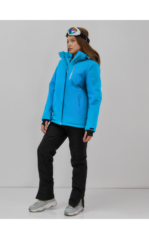 Женская горнолыжная куртка со съёмным капюшоном.