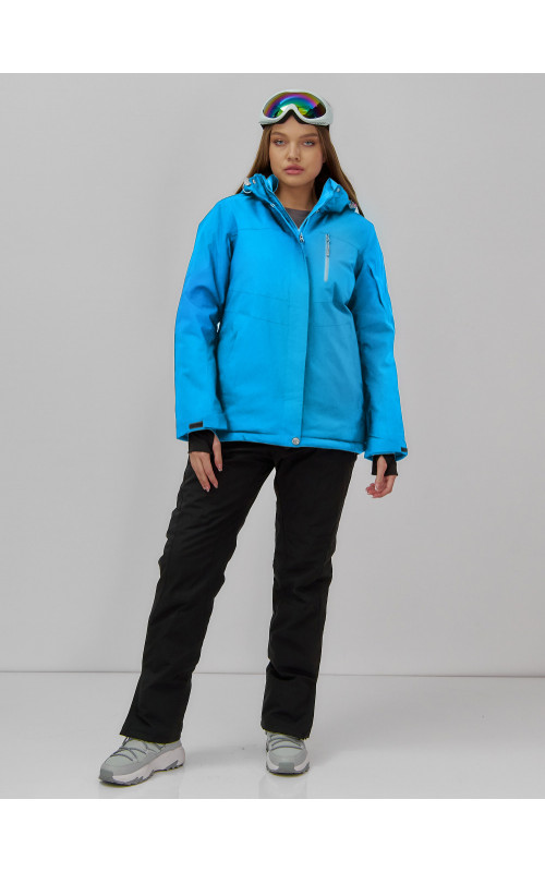 Женская горнолыжная куртка со съёмным капюшоном.