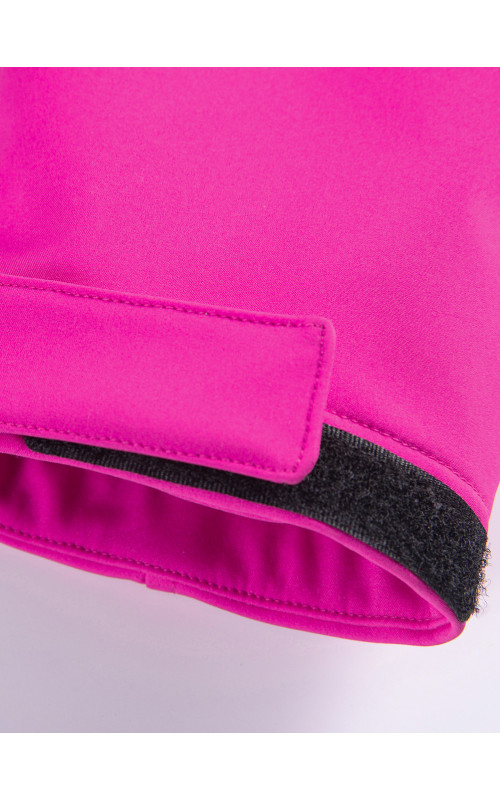 Женская спортивная парка с капюшоном softshell, розовая, для активного отдыха в Тюмени