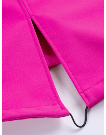 Женская спортивная парка с капюшоном softshell, розовая, для активного отдыха в Тюмени