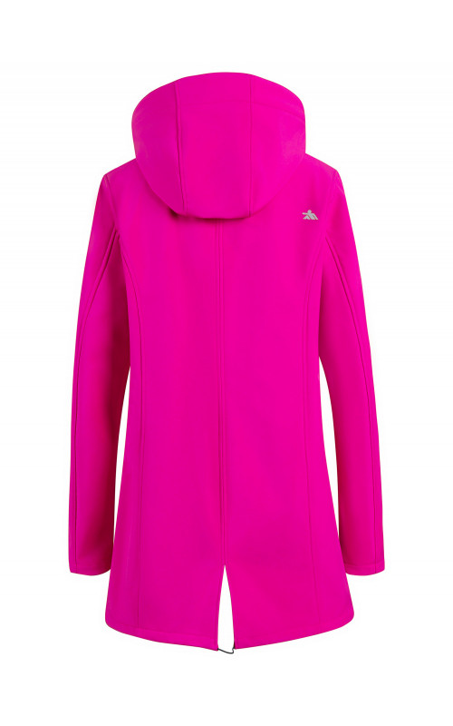 Женская спортивная парка с капюшоном softshell, розовая, для активного отдыха в Тюмени