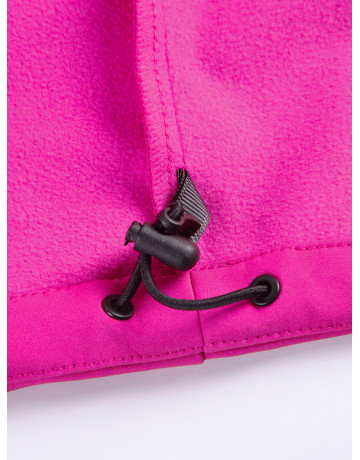 Женская спортивная парка с капюшоном softshell, розовая, для активного отдыха в Тюмени