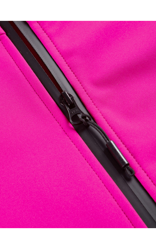 Женская спортивная парка с капюшоном softshell, розовая, для активного отдыха в Тюмени