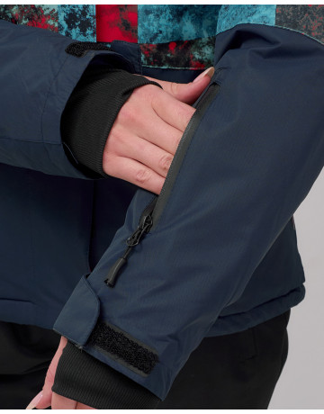 Куртка с полукомбинезоном для осени и зимы, свободный покрой.