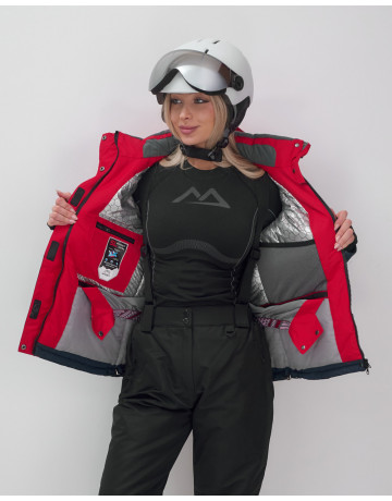 Куртка с полукомбинезоном для осени и зимы, свободный покрой.