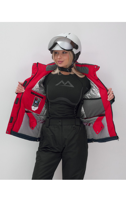 Куртка с полукомбинезоном для осени и зимы, свободный покрой.