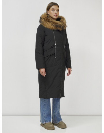 Длинный зимний пуховик для женщин