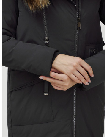 Длинный зимний пуховик для женщин