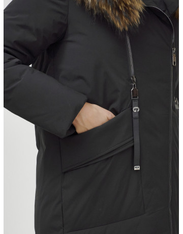 Длинный зимний пуховик для женщин