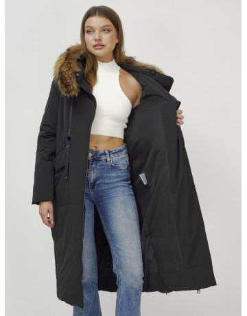 Длинный зимний пуховик для женщин