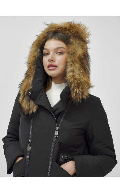 Длинный зимний пуховик для женщин