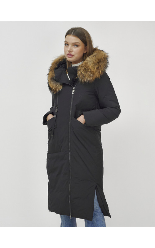 Длинный зимний пуховик для женщин