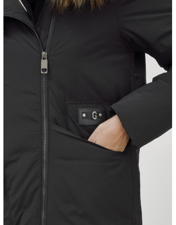 Длинный зимний пуховик для женщин