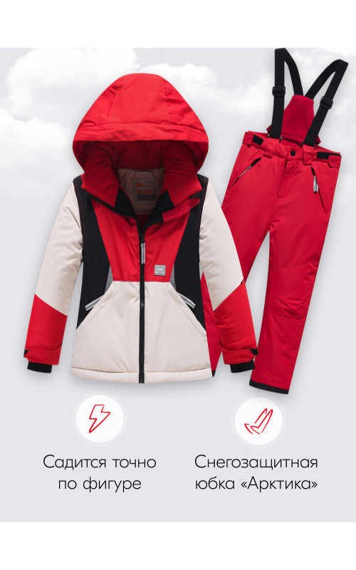 Зимний горнолыжный костюм для девочки: стиль и тепло для зимних приключений