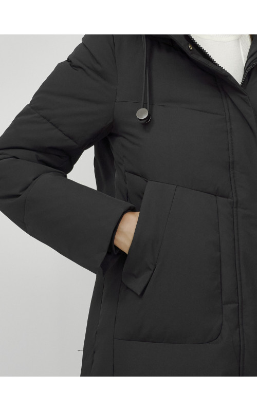 Зимний пуховик с утеплителем: стиль и комфорт.