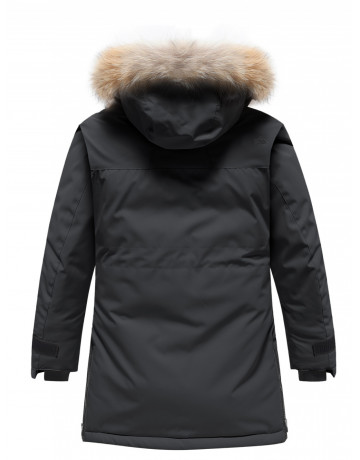 Тёплая парка для девочки-подростка для активного отдыха.