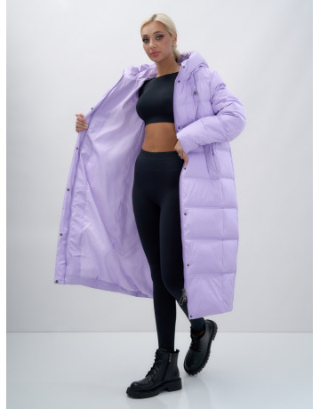 Длинный зимний пуховик для женщин