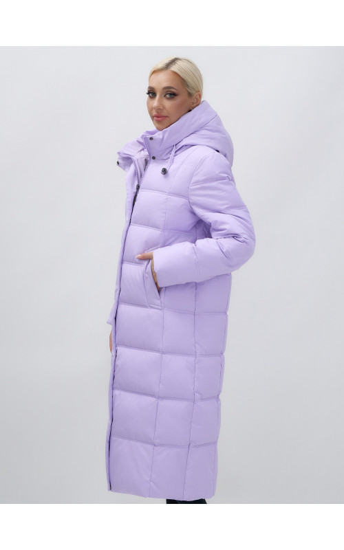 Длинный зимний пуховик для женщин