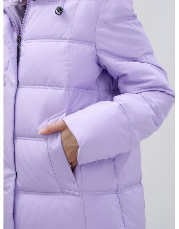 Длинный зимний пуховик для женщин