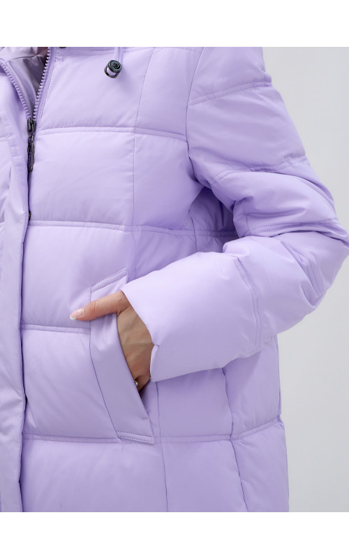 Длинный зимний пуховик для женщин