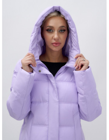 Длинный зимний пуховик для женщин